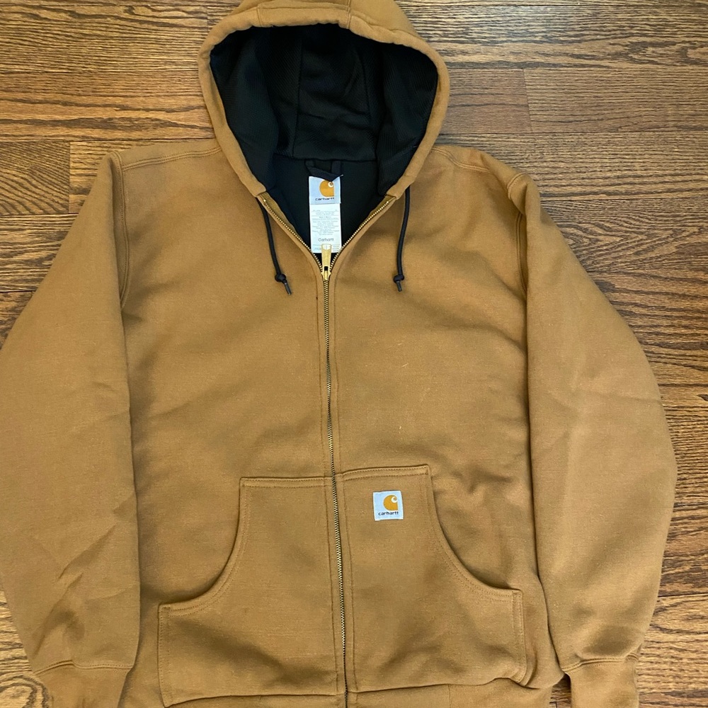 Carhartt Zip Hoodie Thermal Lined M